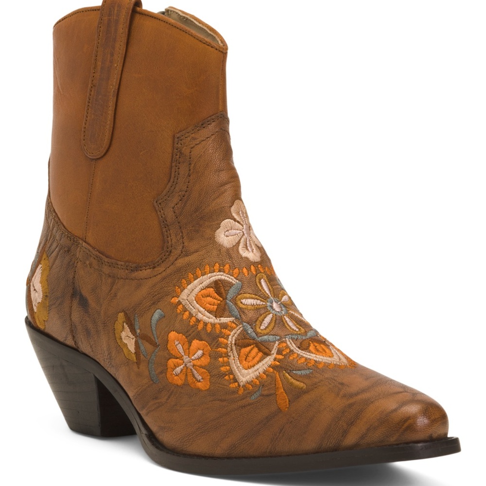 Diba True Women’s Leather Cain Ville Western Booties